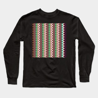 zig-zagged Long Sleeve T-Shirt